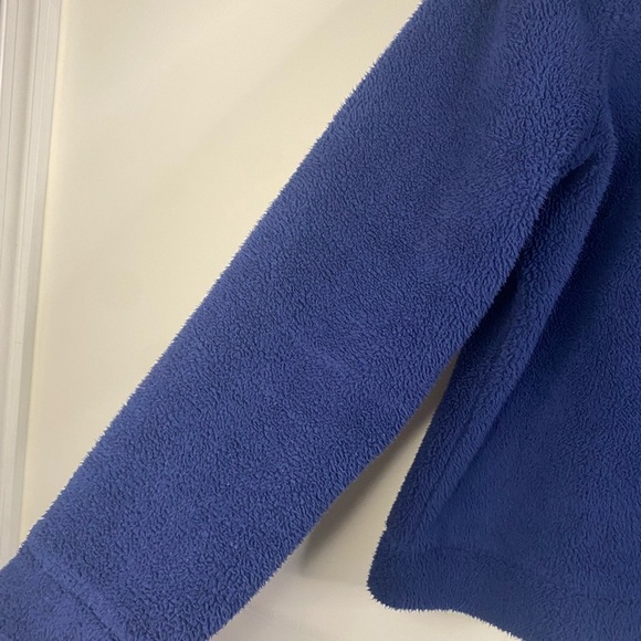 Women's Vineyard Vines Blue Pull Over Quarter Zip Cozy Sweatshirt Size Large - Picture 5 of 14